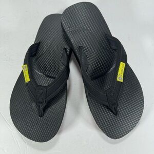 The Healing Sole Original Black Flip Flop Sandals Women's Size 8